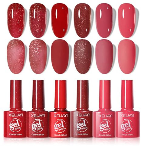 GZSYY UV Nagellack Gel Nagellack 6PCS Gel Lacke für UV Lampe UV Lacke für Nägel