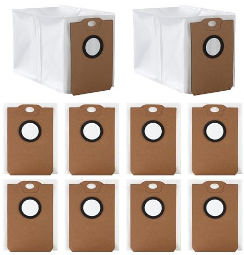 10 Bolsas de Recambio Conga 2299 para Aspirador Conga Compatible con Modelos Conga 2299,Capacidad 3 Litros (Excluye 7490 Ultimate Genesis)