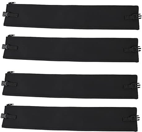 KOMBIUDA 4 Pezzi Manicotti per Neoprene Organizer con Chiusura Zip Protezione Versatile per Casa