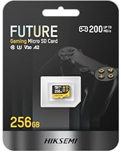 HIKSEMI Future Carte Micro SD Gaming, 256 Go, V30 A2, Vitesse jusqu'à 200 Mo/s