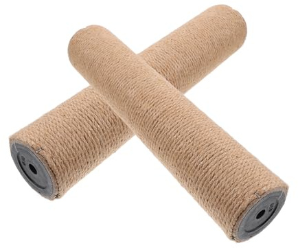 GALPADA 2 Stück Sisal Ersatz Kratzbaum Kratzpfosten 30cm Robuster Katzenkratzbaum Ersatz für Wohnungs Katzen Selbstgemacht Zubehör für Kratzbaumpflege und Krallenpflege
