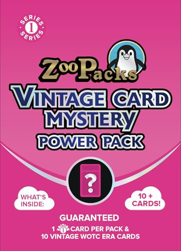 Zoo Packs TCG Vintage 1999 10 Card Lot - 1 1ST Edition Stamped Card and 10 Vintage Cards Per Pack Guaranteed!