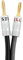 Silverback Speaker Wire by Sewell, 12 AWG, with Silverback Banana Plugs, OFC, 259 Strand Count, 3 ft