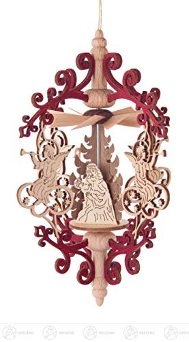 DREGENO Hängepyramide Engel mit Posaune Innenmotiv Christi Geburt