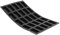 De Buyer - Plaque de 25 mini-Financiers MOUL'FLEX en silicone - 17,5 x 30 cm -, Noir