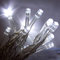 10er LED Lichterkette kaltweiss Batteriebetrieb BI11570