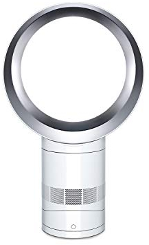Dyson AM06 Desk Fan, 12 Inch - White/Silver