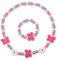 Kind-Karikatur-Halskette Bunte Tier Kid Schmuck Blumenperlen Mode Armband-Zusätze Mengonee