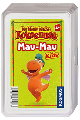 KOSMOS 741686 Der kleine Drache Kokosnuss- Mau-Mau Kids, Kartenspiel
