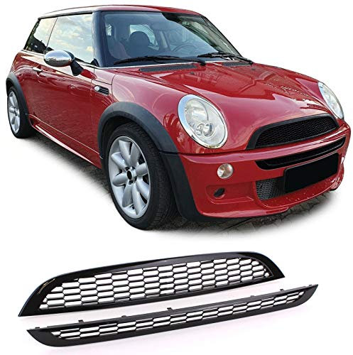 Sport Kühlergrill Set für Haube + Stoßstange für Mini R50 R53 One Cooper 01-06