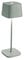 Zafferano Ofelia - Dimmbare LED Tischlampe, Schutzart IP65, Innen-/Außenbereich, Mikro-USB-Ladegerät, H30cm, EU-Stecker, 2,2 W - Salbei