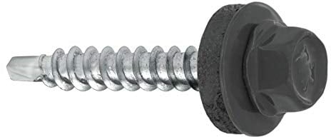 Bohrschrauben 4,8 х 25 mm 250 Stück RAL: 7024 - Graphitgrau- Schrauben Trapezblechschrauben