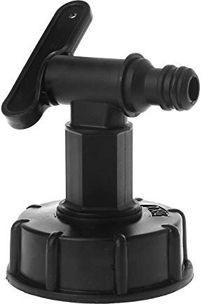 1x IBC 1/2 15mm Raccord Robinet en PVC pour Raccord Rapide, Réservoir d'eau Cour Jardin Tuyau Valve Adaptateur Raccords commutateur, pour Cuve IBC 1000L