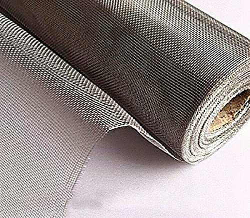 Rete per Zanzariere in Acciaio Inox 18/16 per Porte e Finestre Ricambio Varie Misure (60 cm x 4 m)