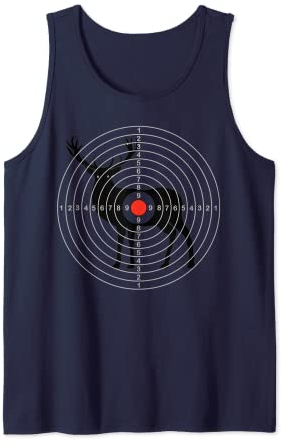 Bogenschießen Bulls Eye Zielscheibe Jäger Hirsch Schleife Jagd Geschenk Tank Top