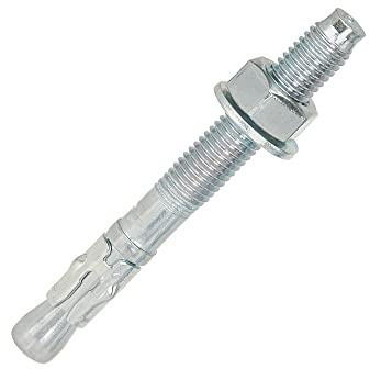 Isolbau Bolzenanker - Schwerlastanker aus verzinktem Stahl mit ETA Zulassung, Option 7 - M12 x 110 mm, fixierbare Dicke: 28 mm - 100 Stück