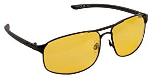 HD Nachtsichtbrille | Blendfreie Nachtfahrbrille | Polarisierte gelbe getönte Linse Sonnenbrille | UV 400 Schutz | Blendfreie Nachtsichtbrille für Damen und Herren | (ROADPATROL), Stil 2