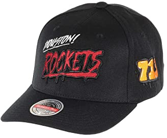 Mitchell & Ness Black HWC Slap Sticker Classic Red Snapback