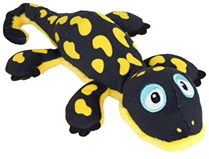 NICI Kuscheltier Salamander Don Fuego 25 cm – Stofftier aus weichem Plüsch zum Kuscheln und Spielen, niedliches Plüschtier für Kinder & Erwachsene, 48780, schwarz