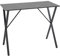 HOMCOM Mostrador de Bar Moderno de Estilo Industrial, Mesa Alta de Cocina Efecto Mármol en Madera y Acero, 120 x 60 x 102 cm, Negro
