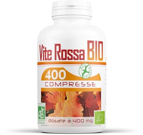 Vite Rossa Bio 400 mg - Vitis Vinifera - compresse (400 unità (Confezione da 1))