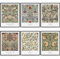 MLITH William Morris Leinwand-Kunstdruck-Set, Retro, botanische Wanddekoration, Vintage-Blumenmarkt-Poster für Zimmer, ästhetisch, Wohnzimmer, Schlafzimmer, Schlafsaal, Galerie (20,3 x 25,4 cm,