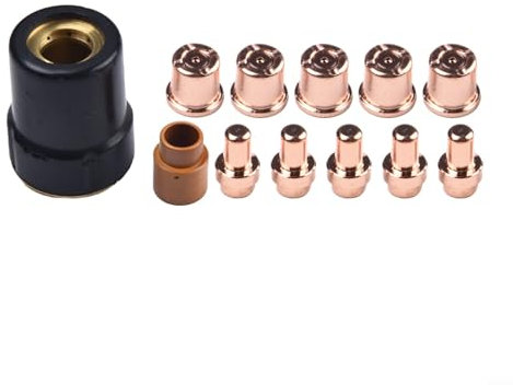 PETSTIBLE 12 Plasmaschneidbrenner-Verbrauchsmaterialien, Cut40 Plasmaschneider-Kit Ersatzdüsen