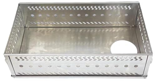 Sauna Stones - Stufa a legna Sauna, Stufa elettrica Sauna | Kit di per la sauna per la casa in acciaio inox per la legna da ardere pieghevole Cestino in pietra per sauna, argento, 37,5 x 20