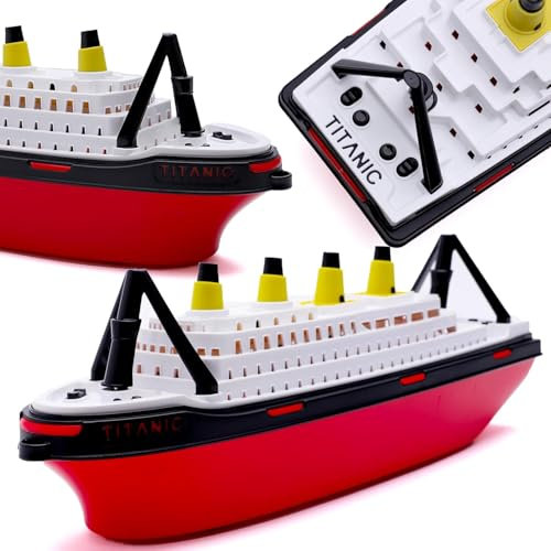 Toyland® Réplique de Bateau Jouet Titanic 41cm (16) - Jouet Aquatique Flottant pour Enfants - Jouets pour Piscine et Bain - 3 Ans et Plus