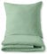 Luxuriöses Bettset aus Mako-Satin 100% Baumwolle 135x200 155x220 200x200 200x220, Größe:200 x 200 cm, Farbe :Mint-Grün