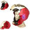 YONTYEQ Iron Hero MK 5 1:1 Helmet with Voice Touch Remote Control with LED Eyes, Realistic Sound Effects, Cosplay Display and Collectible Figures for Man Teenager, Gold