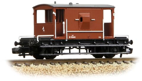 Graham Farish 377-525G BR 20T Brake Van BR Bauxite Early N Gauge