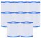 AQUALTRA 8 Stück Filter Typ H für Pool, Pool Filterkatuschen Ersetzt 29007E 28601 28602, Ersatzpatrone für 330 GPH Filterpumpe, Oberirdische Poolfilter, 102 x 92 MM