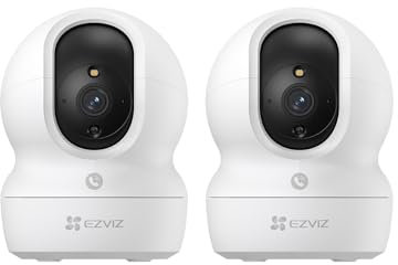 EZVIZ 2pk CP1 2K Camara Vigilancia WiFi Interior con Seguimiento Automático, Cámara IP Domicilio WiFi 360° para Bebe con Visión Nocturna Color, Detección Humana, Llamada Bidireccional, Soporta 512GB
