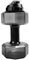 Weight Water Bottle 2.2L Dumbbell Shaped Water Container with Leak Proof Lid Black,Bike Accessory