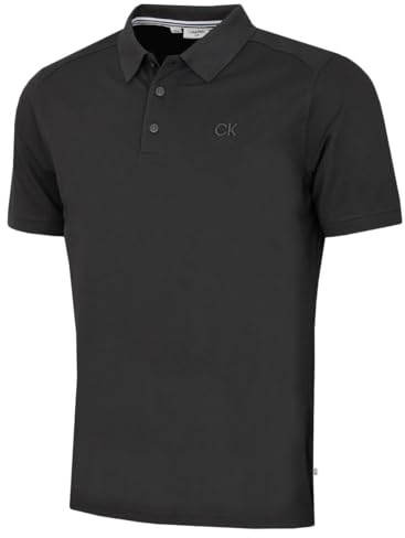 Calvin Klein Mens Campus Coastal Polo Shirt - Charcoal - XXXXL