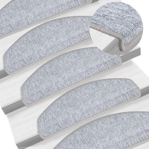 LLEZKBR Furniture Select Stufenmatten 10 Stück 65x24x4cm Hellgrau