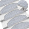 LLEZKBR Furniture Select Stufenmatten 10 Stück 65x24x4cm Hellgrau