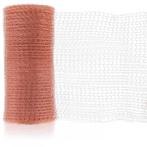 ElevaPulse Kupferband Gegen Schnecken Schneckenschutz, Schneckenzaun Kupfer, Schneidbares Schneckenabwehr, Schneckenschutz Hochbeet, Für Schnecken Maus Vögel Fledermaus Insekt Nager(12.7cmx6m)