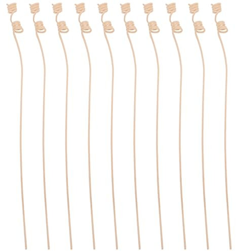 PRETYZOOM 10stücke Rattan-diffusorstäbchen Für Ätherische Öle Öl-diffusorstäbchen Duftstäbchen Für Aroma-diffusoren Aromastäbchen Für Parfüm-Flaschen Ersatz Für Diffusorstäbchen