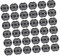 Yardwe U-shaped Gardening Nails Gaskets for Lawn Fixing 50pcs Heavy-duty Ground Pegs for Tent and Netting Support Sturdy Galvanized Steel Stakes for Garden Use