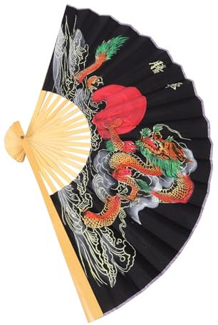 Cabilock Grand Fan décor Ventilateur sur Pied éventail Vintage Mur Feng Shui Ventilateur Suspendu Rose Decoration de Decoration de Mariage éventail Chinois Ventilateur Mural Papier