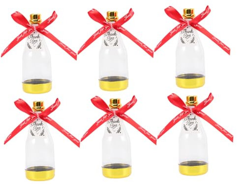 NUOBESTY 6 Scatole Di Caramelle in Bottiglia Per Matrimoni Compleanni E Bomboniere