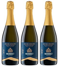 Weinbiet Manufaktur eG Grande Réserve Blanc de Blancs brut nature (3 x 0,75L)