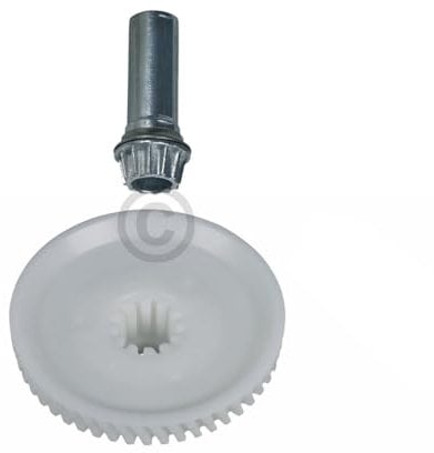 VIOKS Zahnrad Weiß Ersatz für Bosch 00622182 - Stirnrad mit Achse für Antrieb Getriebe in Küchenmaschine MUM5
