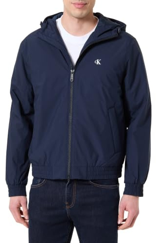 Calvin Klein Herren Ls Hooded Ripstop Harrington Jkt Lv04re516g Jacken
