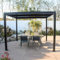 CONCEPT USINE | Pergola Bioclimatique Aluminium Hydra 3x3m Gris Anthracite | Lames Orientables | 9m² | Étanche et Modulable | Toit Ajustable par Manivelle | Structure Résistante Jardin Terrasse
