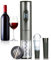 SET DE VINO 4 en 1 CON SACACORCHOS ELÉCTRICO. Fácil, rápido y seguro. Extrae el corcho pulsando un botón Con 3 accesorios: Corta-Cápsulas, Tapón Decantador y Tapón de Vacío Incluye pilas recargables