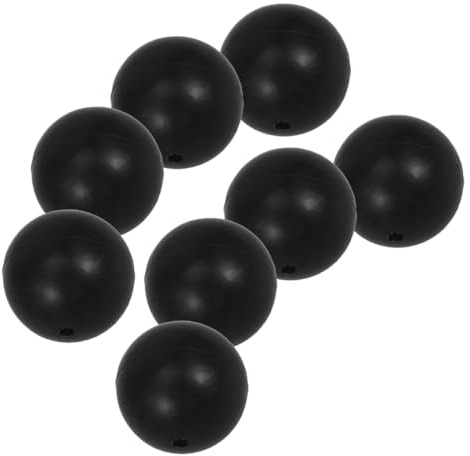 STAHAD 8 Stück Gummi Drumstick Köpfe Schwarz für Schlagzeuger und Schüler Langlebig und Bruchsicher Zubehör für Xylophon und Percussion Instrumente