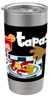 Coperchi antipasti Spagna Bicchiere termico in acciaio inox doppia parete